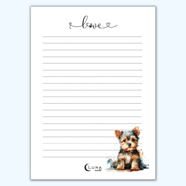 Notes Yorkshire Terrier YORK