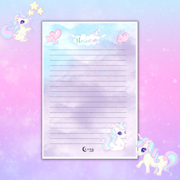 Notes Unicorn jednorożed