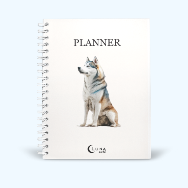 Planner Kalendarz Siberian Husky