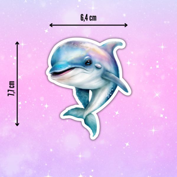 naklejka delfin