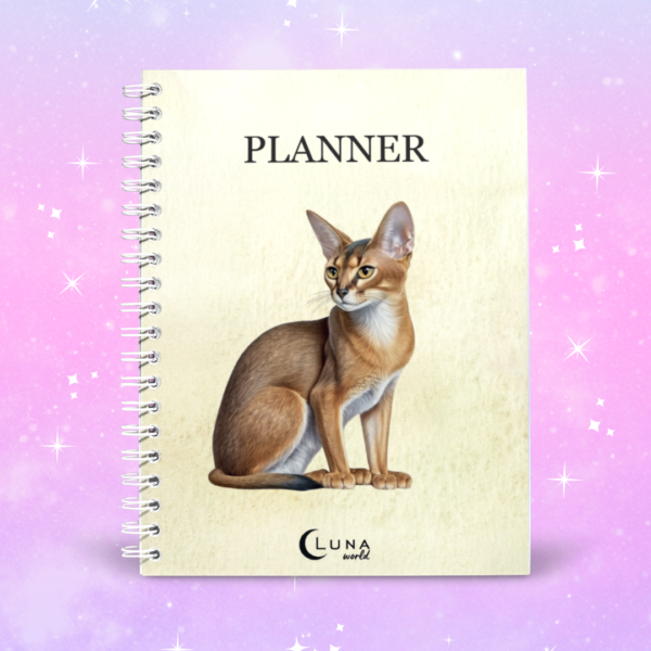 Kot Abisyński- PLANNER kalendarz