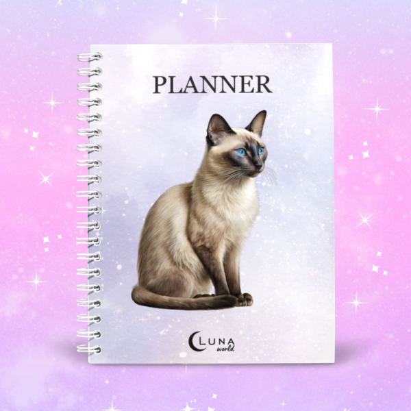 kot birmański planner kalendarz