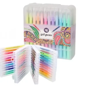Długopisy 48 szt żelowe, brokatowe, kolorowe
