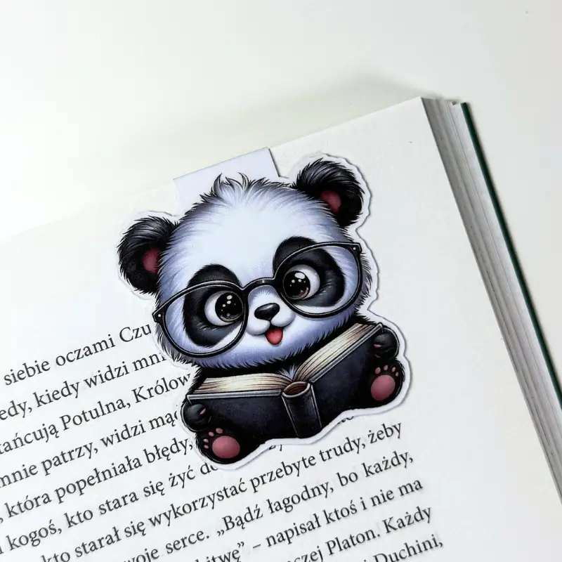 Zakładka magnetyczna BABY PANDA Z KSIĄŻKĄ