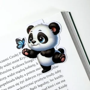Zakładka magnetyczna PANDA Z MOTYLKIEM