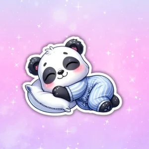 Naklejka ŚPIĄCA PANDA