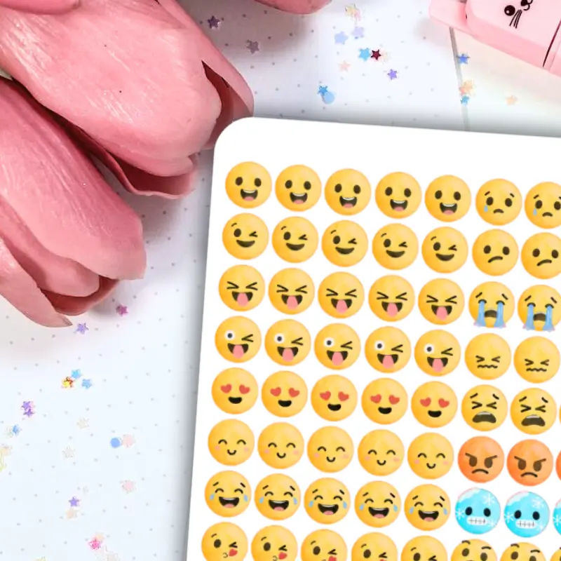 Naklejki Bullet Journal EMOTKI