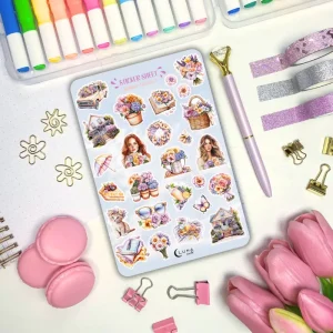 Naklejki Bullet Journal SUMMER GARDEN 2