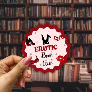 Naklejka EROTIC BOOK CLUB
