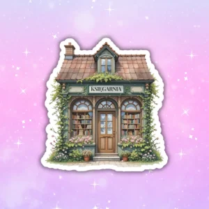 Naklejka KSIĘGARNIA Z BLUSZCZEM