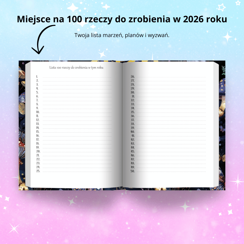 Planer 2026 dzienny książkowy