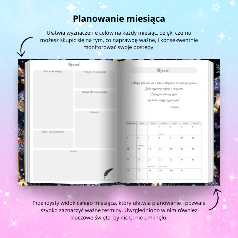 Planer 2026 dzienny książkowy