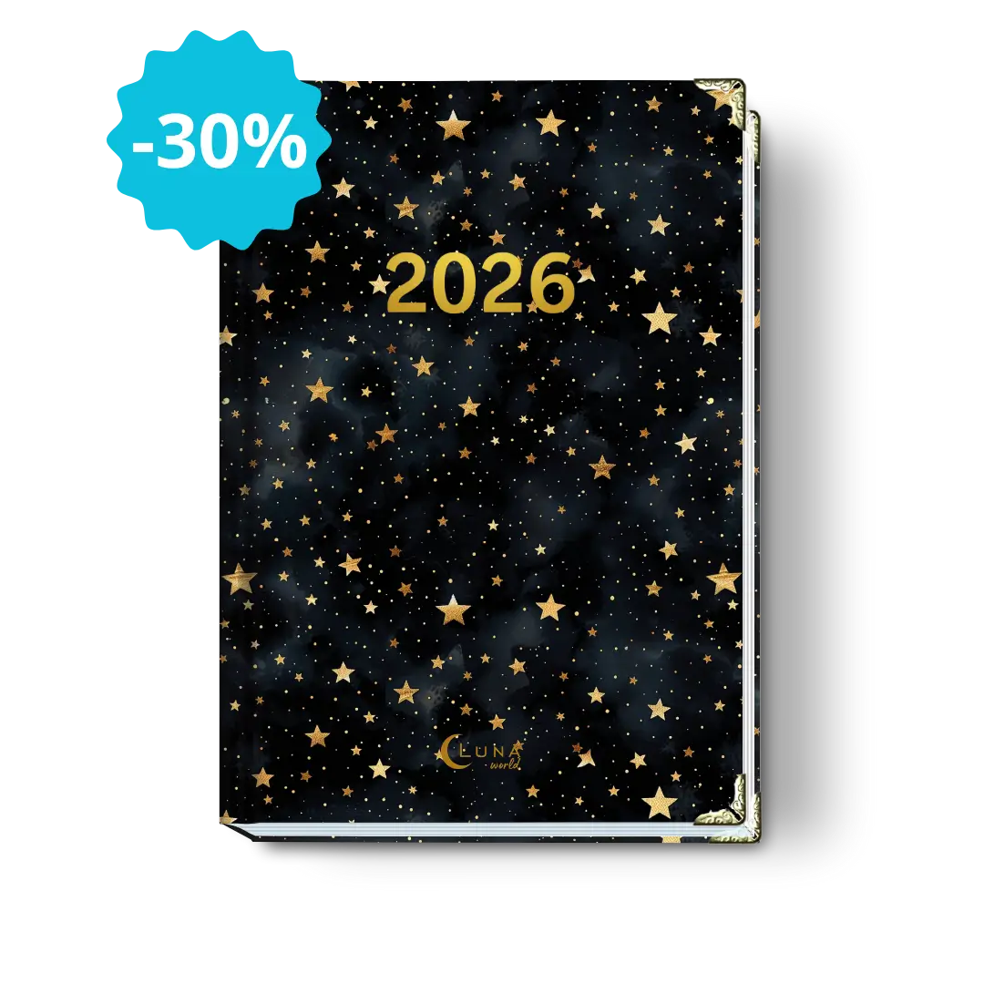 Kalendarz 2026 - Planer 2026 tygodniowy książkowy - KOSMICZNY ROK