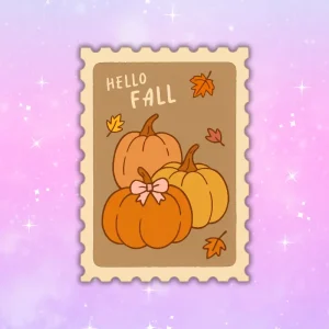 Naklejka ZNACZEK HELLO FALL