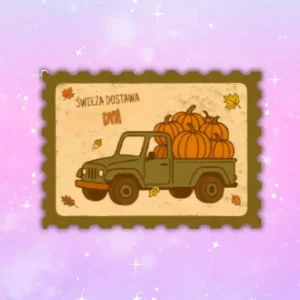 Naklejka ŚWIEŻA DOSTAWA DYŃ