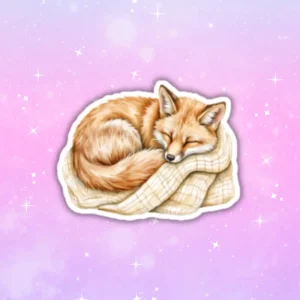 Naklejka ŚPIĄCY LISEK