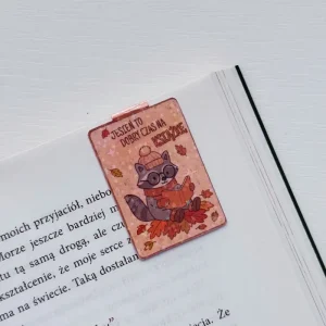 Zakładka magnetyczna JESIEŃ TO DOBRY CZAS NA KSIĄŻKĘ