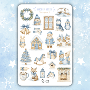 naklejki bullet journal święta