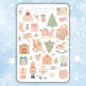 naklejki bullet journal święta