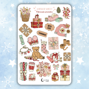 naklejki bullet journal święta