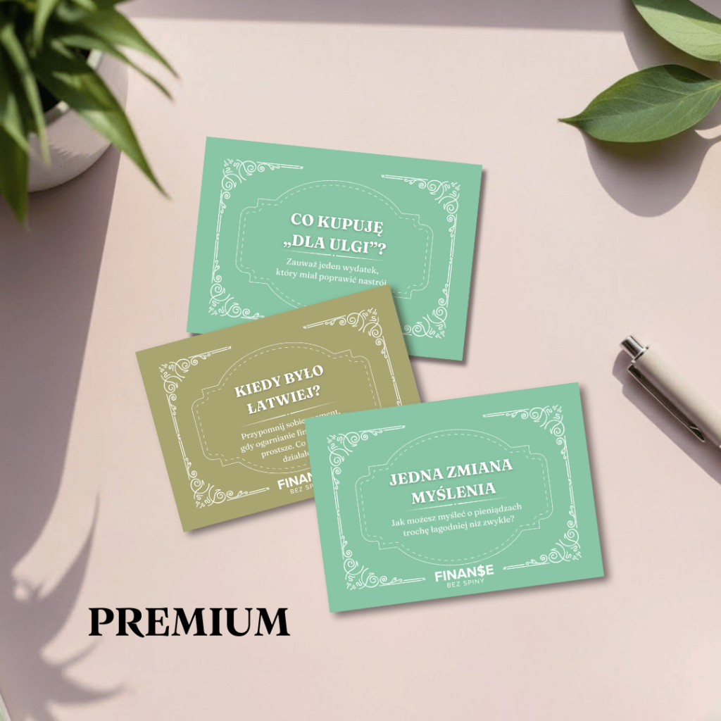 Karty oszczędnościowych wyzwań – BASIC + PREMUM