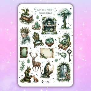 Naklejki bullet journal SMOCZA DOLINA