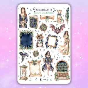 Naklejki bullet journal ZACZAROWANA AKADEMIA